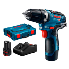 Акумуляторний шуруповерт Bosch GSR 12V-35, 2x12V 3.0Ah, з/п GAL 12V-40, в L-BOXX 102