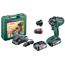 Акумуляторний шуруповерт Bosch AdvancedDrill 18, 2x18V 2.5Ah, з/п AL 1830 CV, кейс