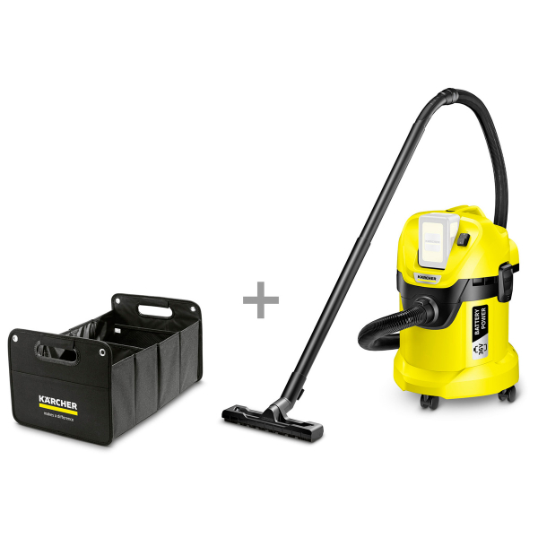 Акумуляторний пилосос Karcher WD 3 Battery, каркас, органайзер