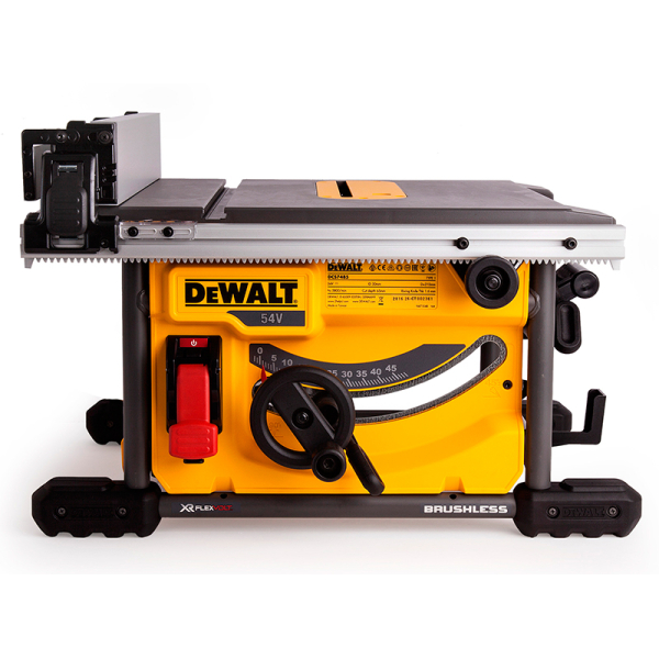 Аккумуляторная настольная циркулярная пила DeWalt DCS7485N, каркас