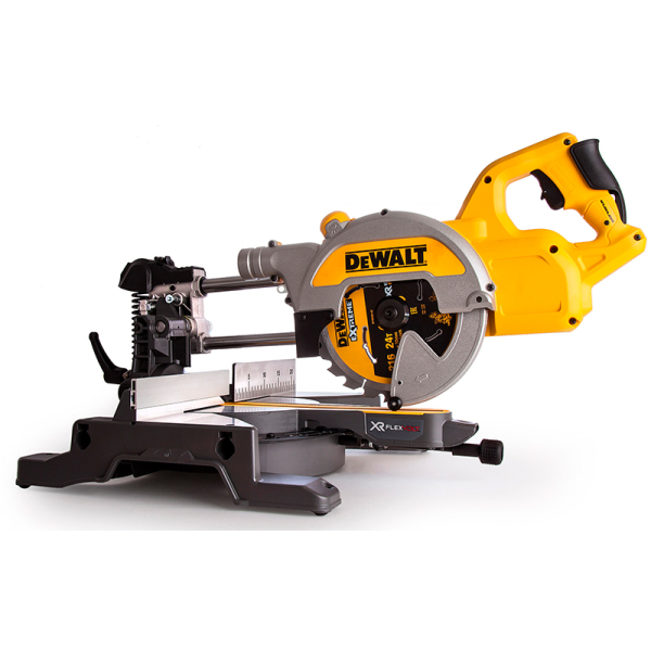 Акумуляторна торцювальна пила XR Flexvolt DeWalt DCS777T2, 2x6.0Ah, з/п