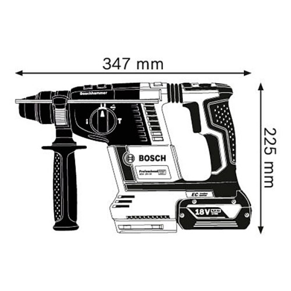 Акумуляторний перфоратор Bosch GBH 18V-26, каркас