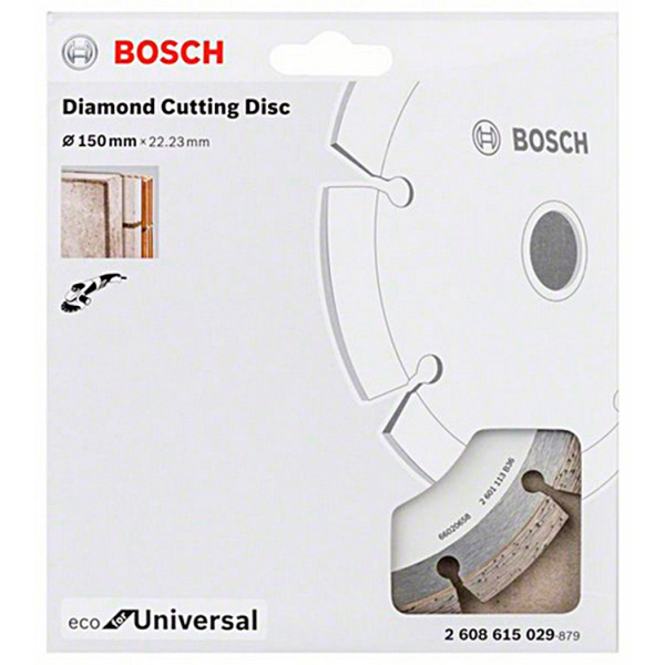 Алмазний відрізний круг Bosch ECO for Universal, 150-22.23 мм
