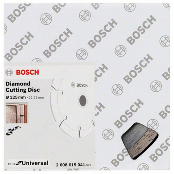 Алмазный отрезной круг Bosch ECO for Universal Turbo, 125-22,23 мм, 10 шт