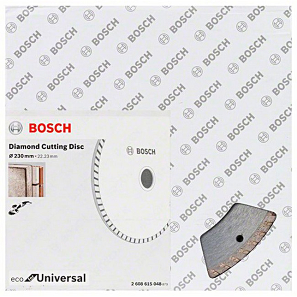 Алмазный отрезной круг Bosch ECO for Universal Turbo, 230-22,23 мм, 10 шт