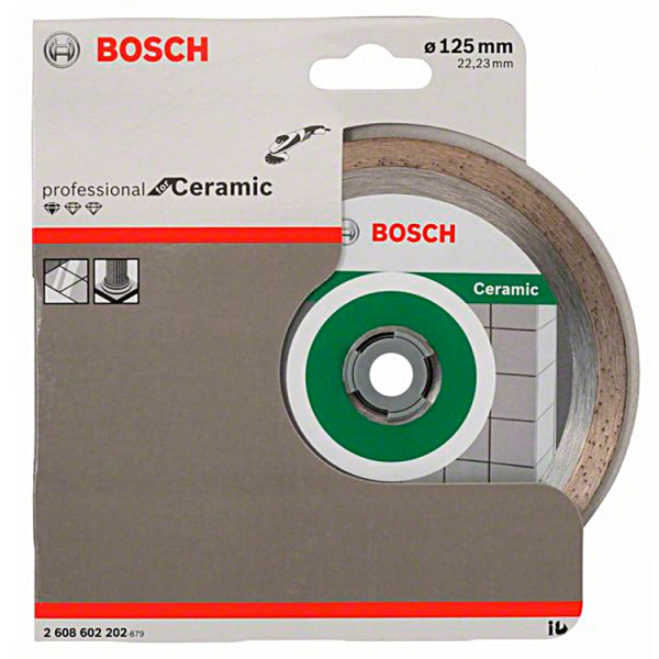 Алмазний відрізний круг Bosch Standard for Ceramic, 125-22,23 мм