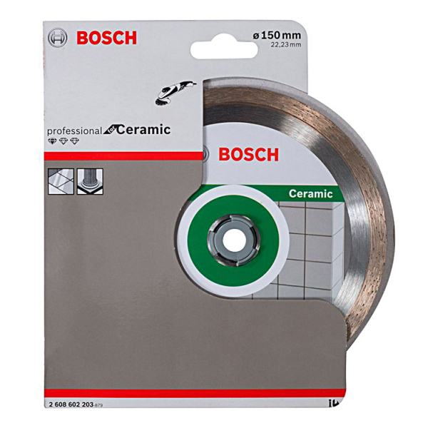 Алмазный отрезной круг Bosch Standard for Ceramic, 150-22,23 мм