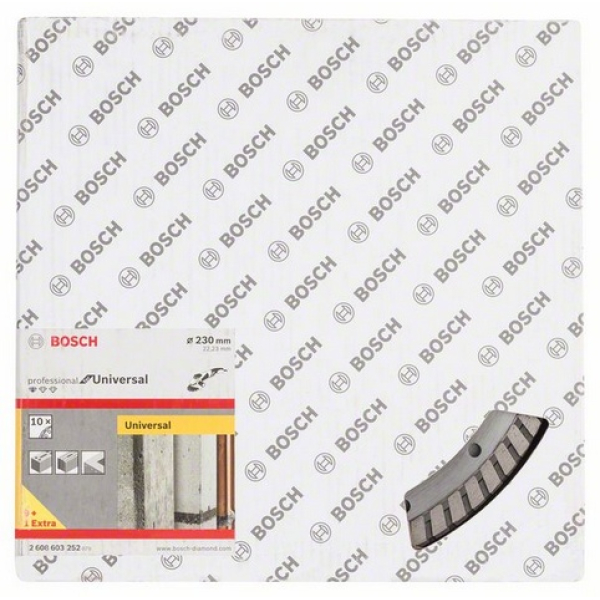 Алмазный отрезной круг Bosch Standard for Universal Turbo, 230-22,23 мм, 10 шт