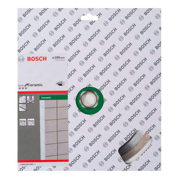 Алмазний відрізний круг Bosch Best for Ceramic, 250-25.40/30 мм
