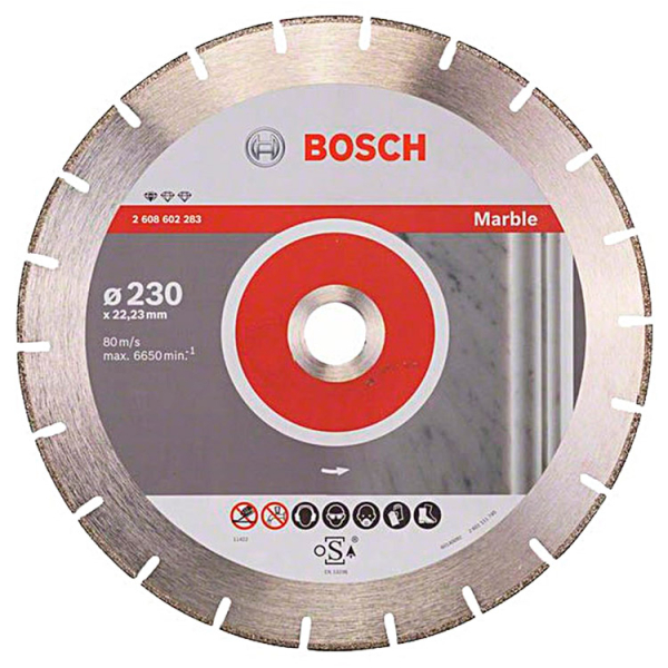 Алмазный отрезной круг Bosch Standard for Marble, 230-22,23 мм
