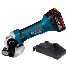 Аккумуляторная болгарка Bosch GWS 18-125 V-LI, 1x4.0 Ah, з/у GAL 18V-40