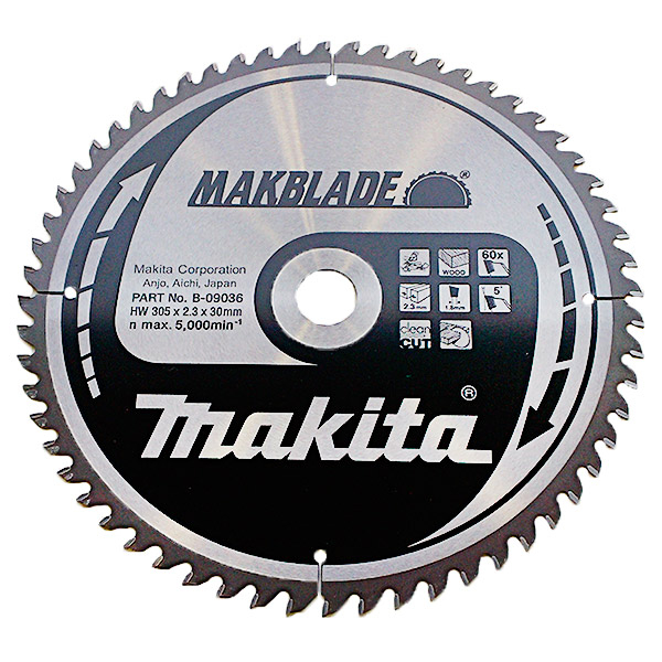 Пильный диск Makita MAKBlade 305x30 мм 60T