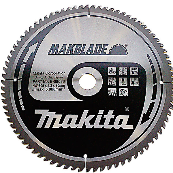 Пиляльний диск Makita MAKBlade 305x30 мм 80T