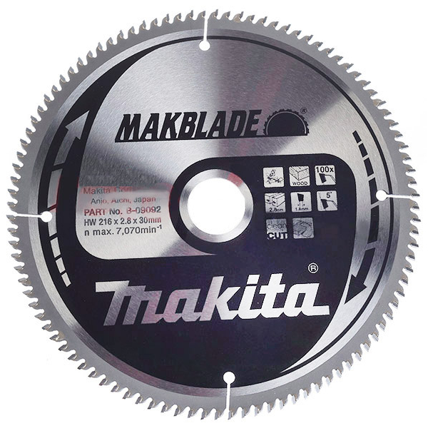 Пильный диск Makita MAKBlade 250x30 мм 100T