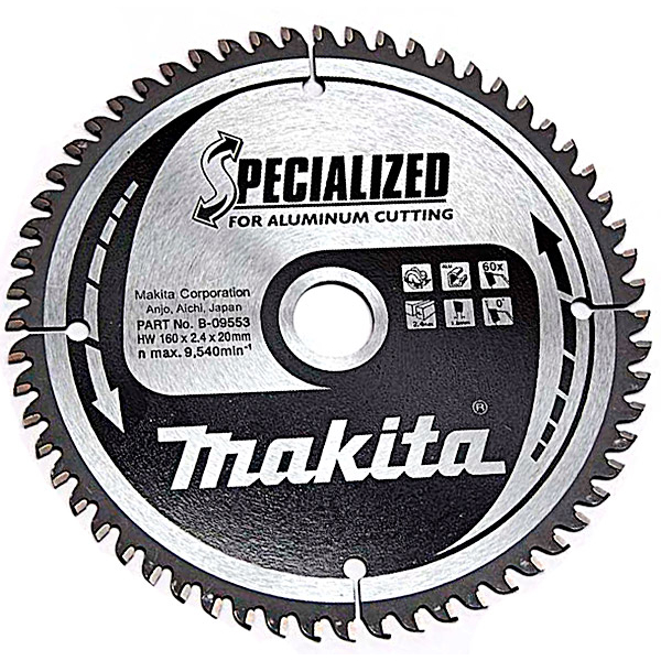 Пильный диск Makita Specialized для алюминия 160x20 мм 60T