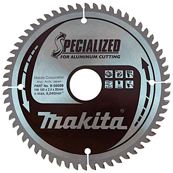 Пильный диск Makita Specialized для алюминия 160x30 мм 60T