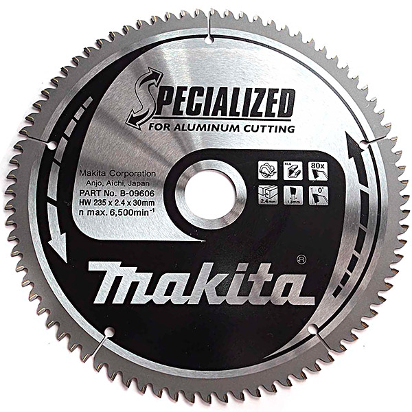 Пиляльний диск Makita Specialized для алюмінію 235х30 мм 80Т