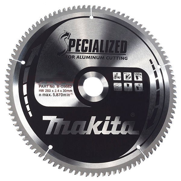 Пильный диск Makita Specialized для алюминия 260х30 мм 100Т