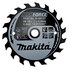 Пиляльний диск Makita MAKForce 140x15,88 мм 18Т