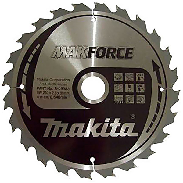 Пильный диск Makita MAKForce 230x30 мм 24Т