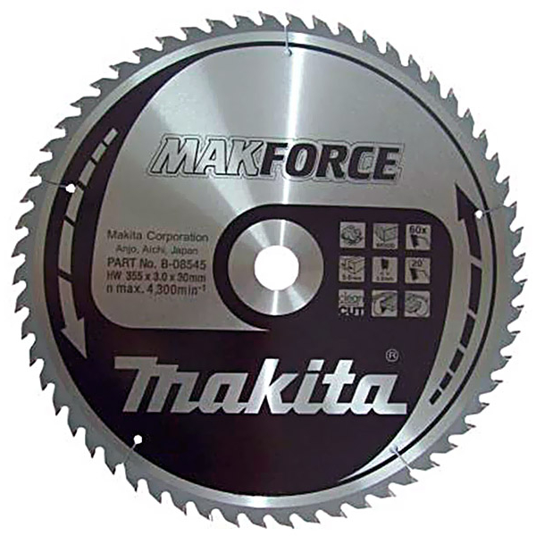 Пильный диск Makita MAKForce 355x30 мм 60Т