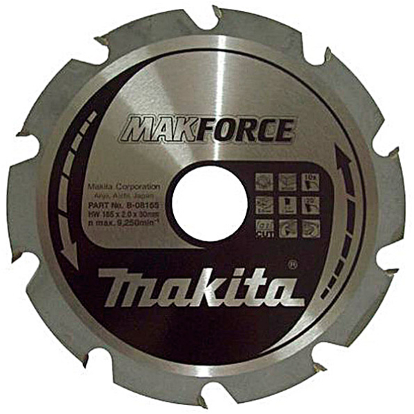 Пиляльний диск Makita MAKForce 165x30 мм 10Т