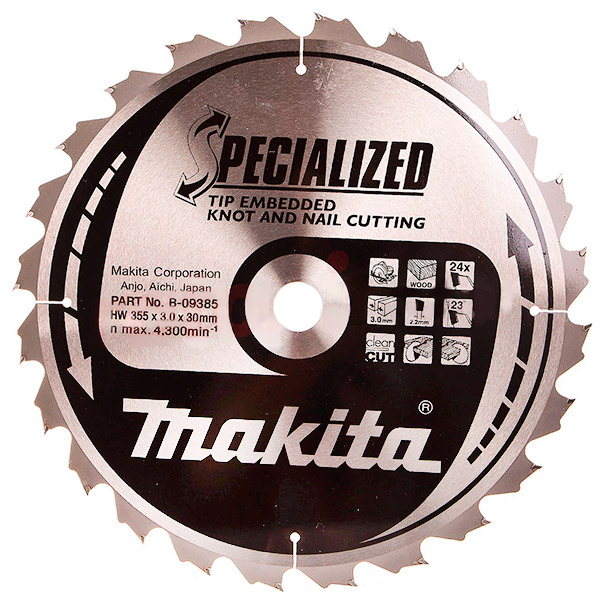 Пильный диск Makita Specialized 355x30 мм 24T