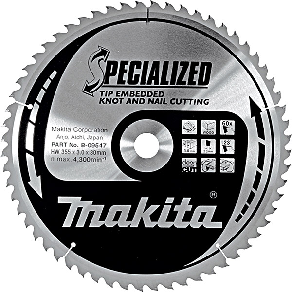 Пильный диск Makita Specialized 355x30 мм 60T