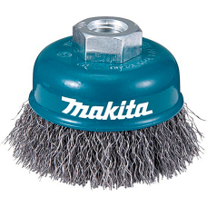 Чашечная щетка Makita, 60х0,3 мм, М14, гофрированная стальная проволока