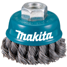 Чашечная щетка Makita, 65х0,5 мм, М14, 18, скрученная стальная проволока