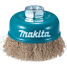 Чашечная щетка Makita, 75х0,3 мм, М14, гофрированная стальная проволока