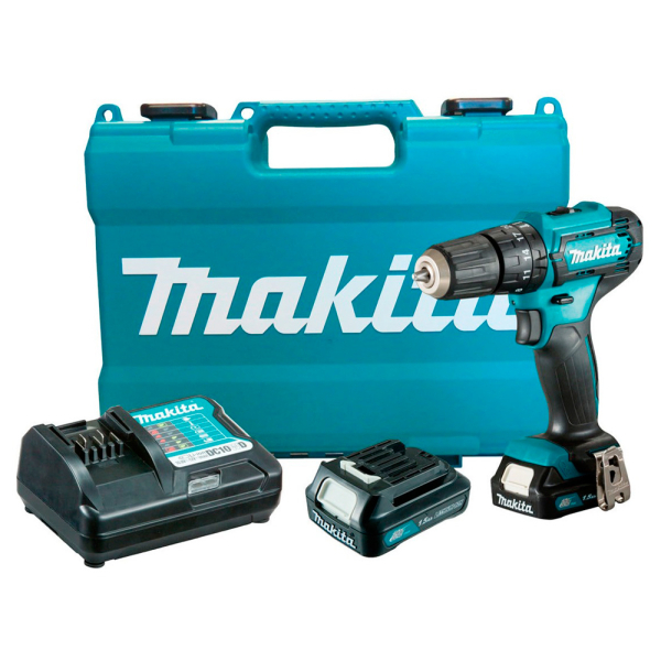 Акумуляторний ударний шуруповерт Makita HP333DWYE, 2x1.5Ah, з/п, кейс