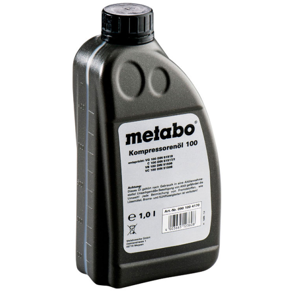 Масло для поршневых компрессоров Metabo Motanol HP100, 1 л
