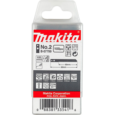 Набор пильных полотен Makita №2 HSS по дереву, 60 мм, 100 шт