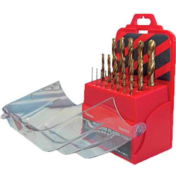 Набір свердел Makita HSS-TiN, 19 шт