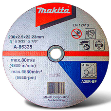 Отрезной круг Makita A30R по металлу, 230х2,5 мм, плоский