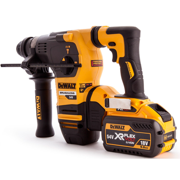Аккумуляторный перфоратор XR Flexvolt DeWalt DCH333X2, 2x9.0Ah, з/у, кейс