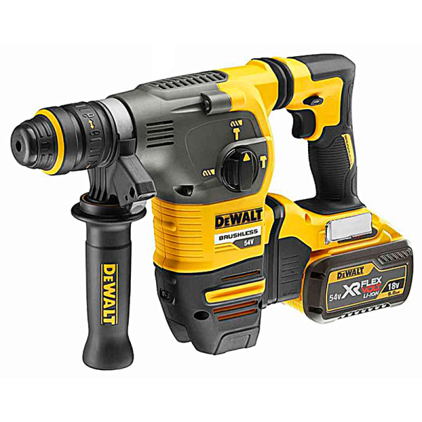 Аккумуляторный перфоратор XR Flexvolt DeWalt DCH334X2, 2x9.0Ah, з/у, в TSTAK