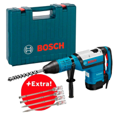 Перфоратор Bosch GBH 12-52 DV, кейс, комплект зубил