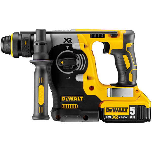 Аккумуляторный перфоратор SDS-Plus DeWalt DCH274P2, 2x5.0Ah, з/у, кейс