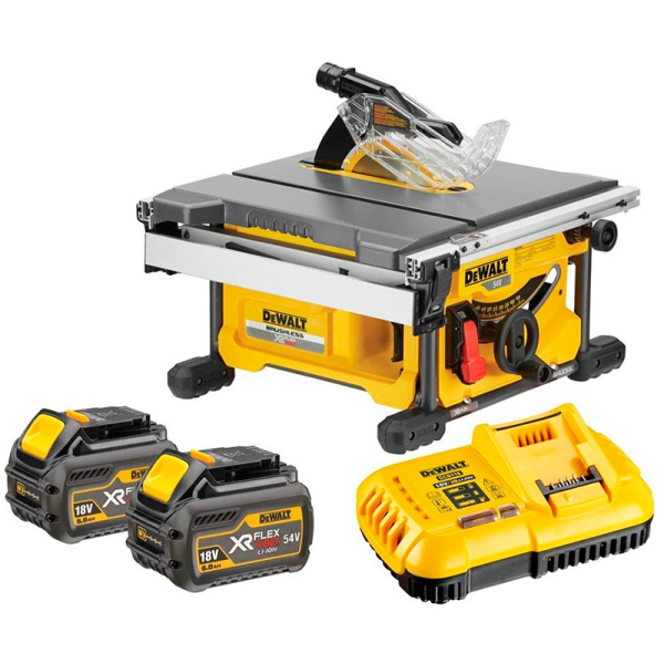 Акумуляторна циркулярна пила XR Flexvolt DeWalt DCS7485T2, 2x6.0Ah, з/п