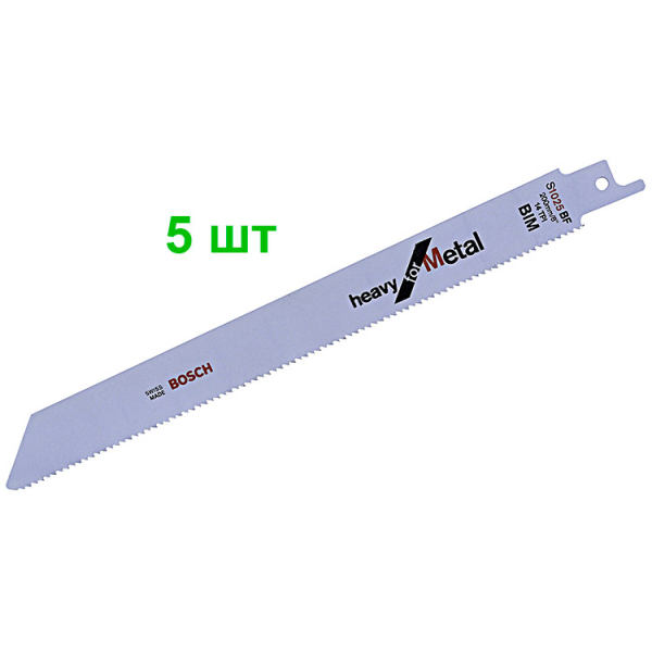 Пильное полотно Bosch S 1025 BF, 200 мм, 5 шт