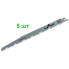Пильное полотно Bosch Top for Wood S 1531 L, 240 мм, 5 шт