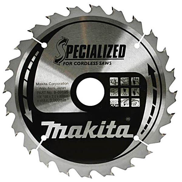 Пильный диск Makita Specialized, 190x30 мм 24T