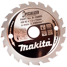 Пиляльний диск Makita Specialized, 85x15 мм 20Т