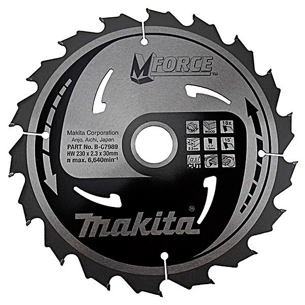 Пильный диск Makita MForce, 230x30 мм 18Т