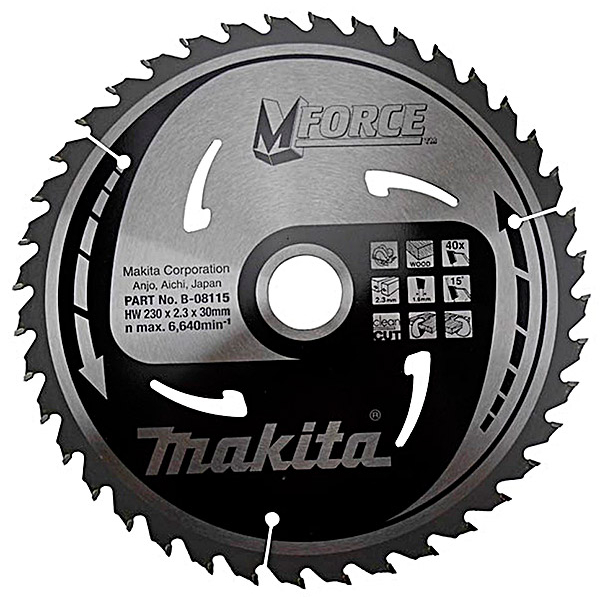 Пильный диск Makita MForce, 230x30 мм 40Т