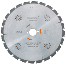 Пильный диск Metabo HW/CT, 230x2,6х30 мм, 24 WZ 20°