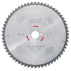 Пильный диск Metabo HW/CT, 250x2,8х30 мм, 34 WZ 15°
