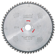 Пильный диск Metabo HW/CT, 250x2,4х30 мм, 60 WZ 5°